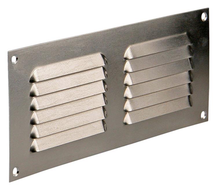 Renson 1006305 - Rejilla de lamas plana aluminio f1 250x100mm | 10 piezas