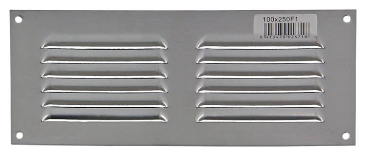 Renson 1006305 - Rejilla de lamas plana aluminio f1 250x100mm | 10 piezas