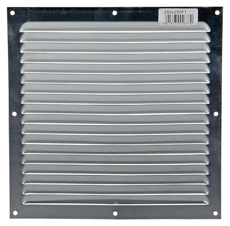 Renson 1006308 - Rejilla de lamas plana aluminio f1 250x250mm | 10 piezas