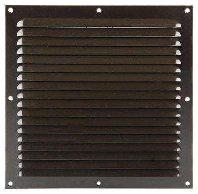 Renson 1006310 - schoepenrooster vlak alu ral 8019 250x250mm | 10 stuks