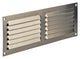 Renson 1006311 - Rejilla de lamas plana aluminio f1 300x100mm | 10 piezas