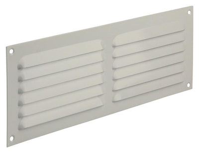 Renson 1006312 - griglia a palette piatta alluminio ral 9010 300x100mm | 10 pezzi