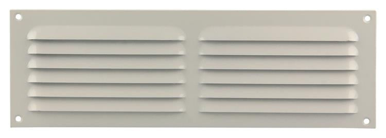 Renson 1006312 - Rejilla de lamas plana aluminio ral 9010 300x100mm | 10 piezas
