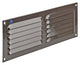 Renson 1006313 - Rejilla de lamas plana aluminio ral 8019 300x100mm | 10 piezas