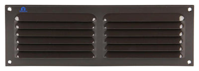 Renson 1006313 - griglia a palette piatta alluminio ral 8019 300x100mm | 10 pezzi