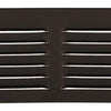 Renson 1006313 - Rejilla de lamas plana aluminio ral 8019 300x100mm | 10 piezas