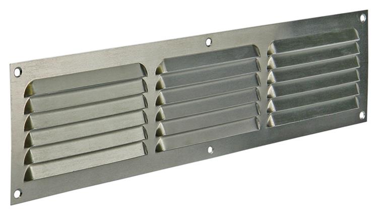 Renson 1006315 - Rejilla de lamas plana aluminio f1 400x100mm | 10 piezas