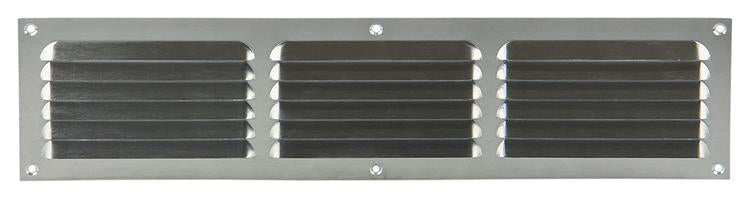 Renson 1006315 - Rejilla de lamas plana aluminio f1 400x100mm | 10 piezas