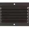 Renson 1006317 - Rejilla de lamas plana aluminio ral 8019 400x100mm | 10 piezas