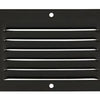 Renson 1006317 - Rejilla de lamas plana aluminio ral 8019 400x100mm | 10 piezas