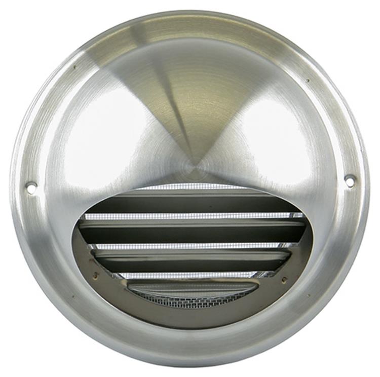 Renson 1006276 - rejilla esférica empotrada acero inoxidable 638 ø125 | 2 piezas