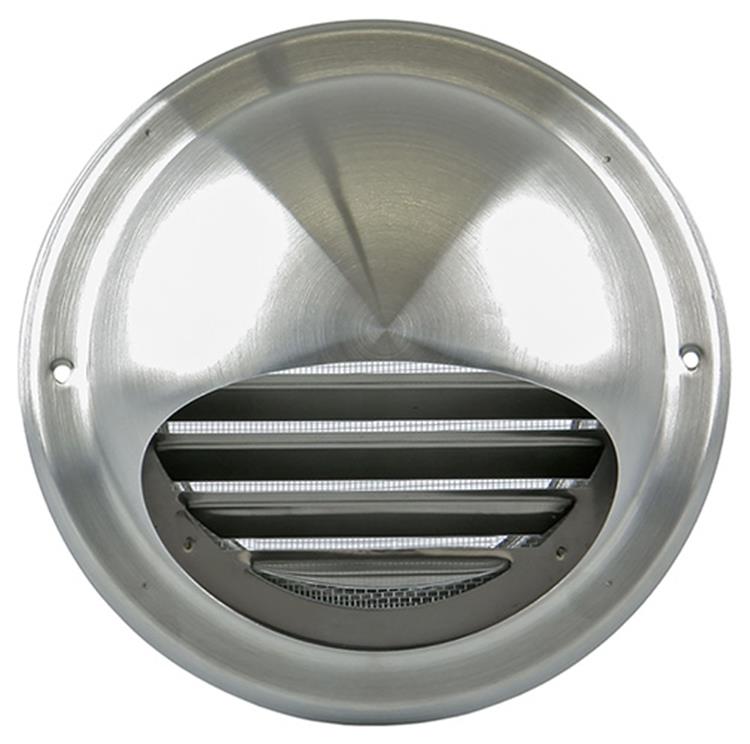 Renson 1006275 - rejilla esférica empotrada acero inoxidable 638 ø100 | 2 piezas