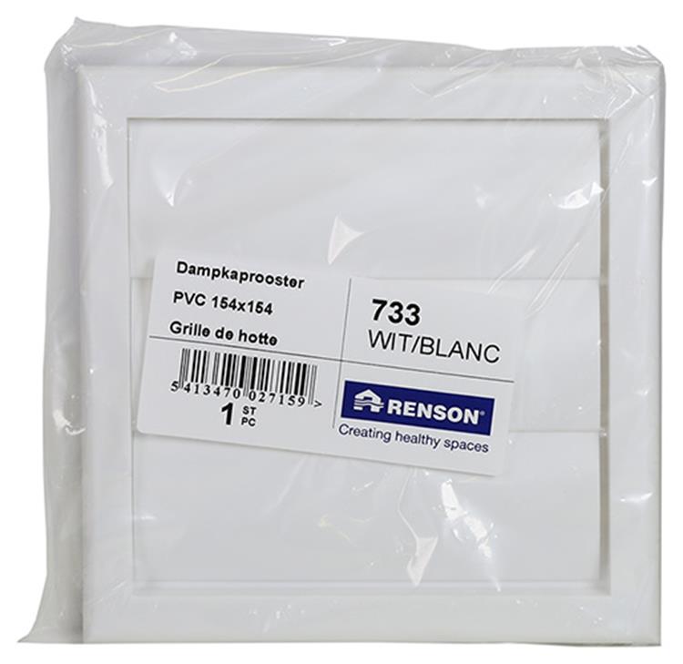Renson 1006749 - húmedokproost.pvc733 blanco 154x154mm | 1 pieza