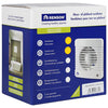 Renson 1006445 - ventilador mecánico con temporizador 7201t blanco ø 100 | 2 piezas