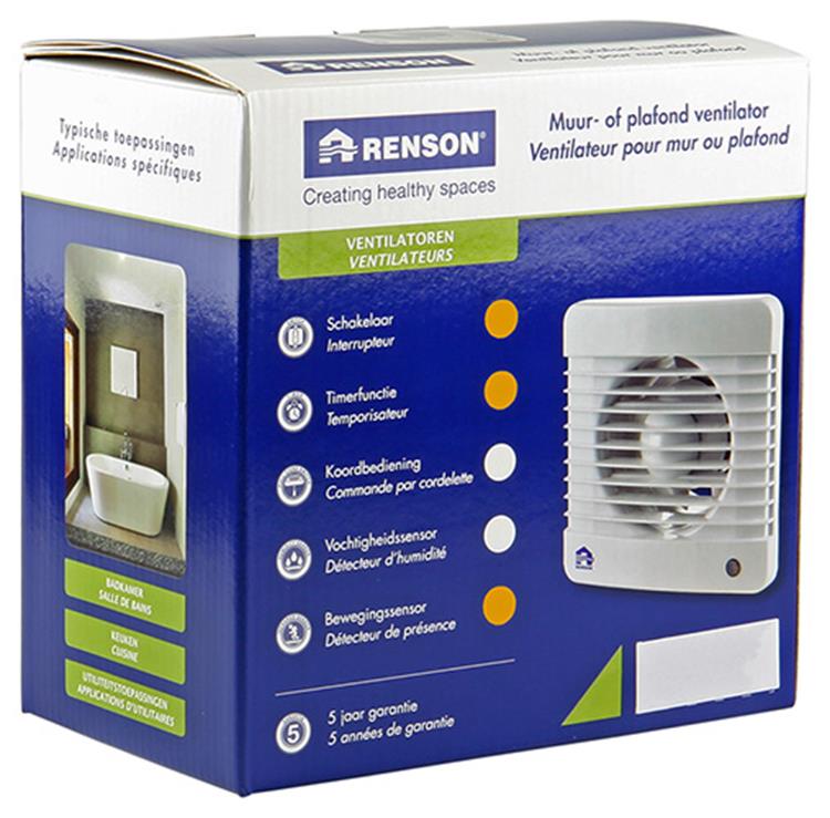Renson 1006469 - mec. chico. sensor de movimiento 7503m blanco ø 150 | 1 pieza