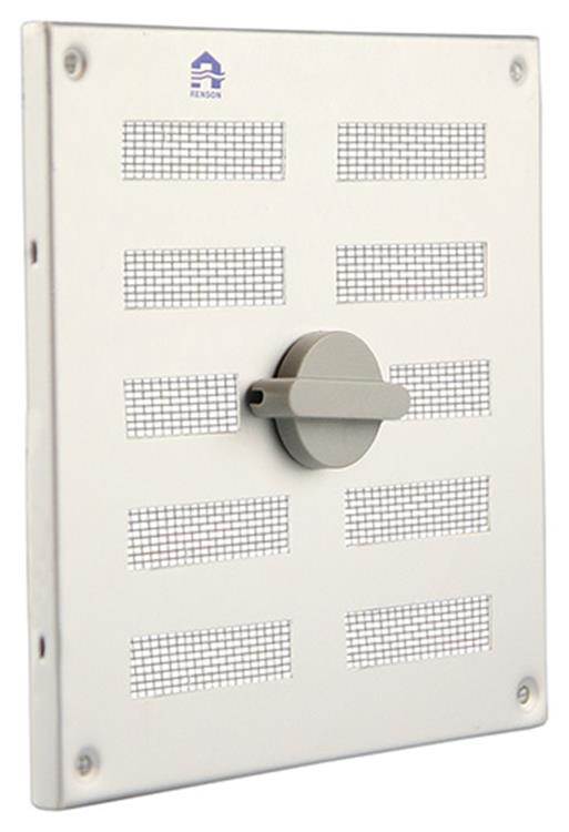 Renson 1006324 - superficie de rejilla ajustable. 4037 aluminio f1 155x155mm | 2 piezas
