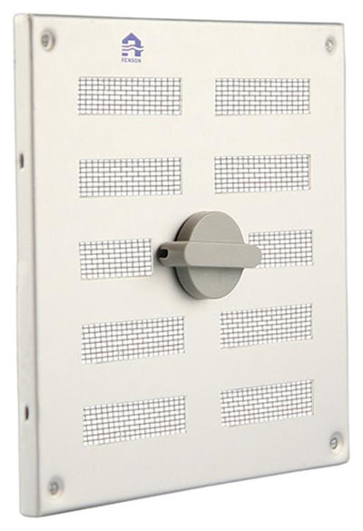 Renson 1006324 - superficie della griglia regolabile. 4037 alluminio f1 155x155mm | 2 pezzi