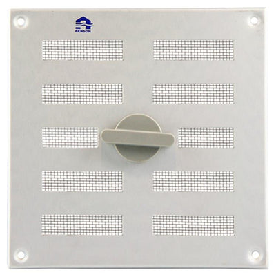 Renson 1006324 - superficie della griglia regolabile. 4037 alluminio f1 155x155mm | 2 pezzi