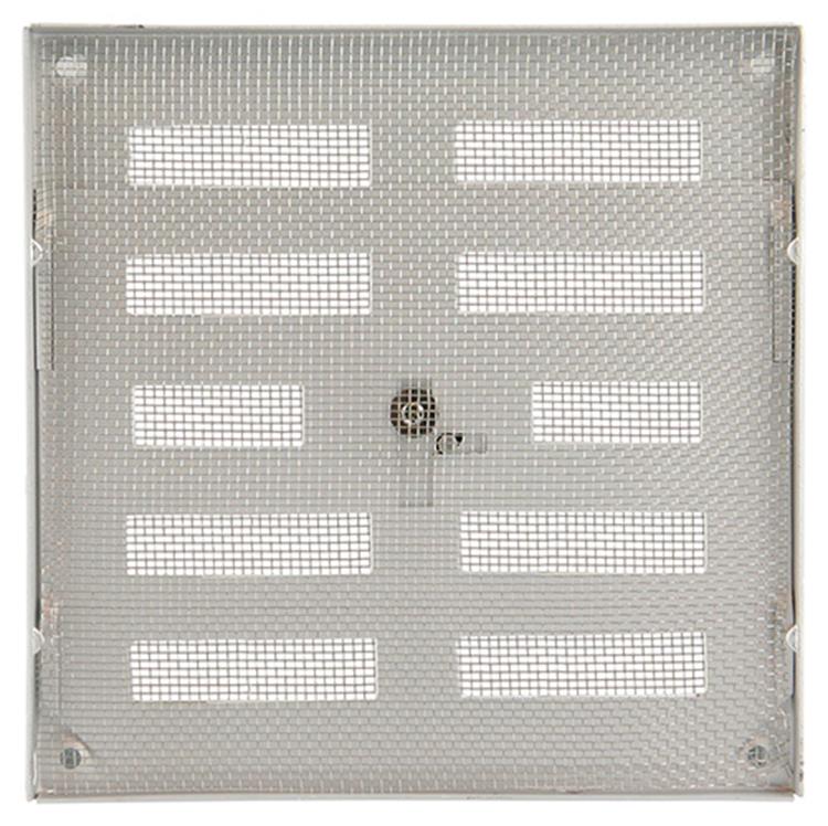 Renson 1006324 - superficie de rejilla ajustable. 4037 aluminio f1 155x155mm | 2 piezas
