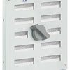 Renson 1006325 - superficie de rejilla ajustable. 4037 aluminio ral 9010 155x155mm | 2 piezas