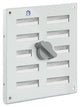 Renson 1006325 - superficie de rejilla ajustable. 4037 aluminio ral 9010 155x155mm | 2 piezas