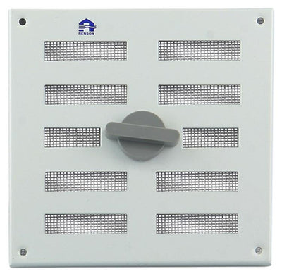 Renson 1006325 - superficie della griglia regolabile. 4037 alluminio ral 9010 155x155 mm | 2 pezzi