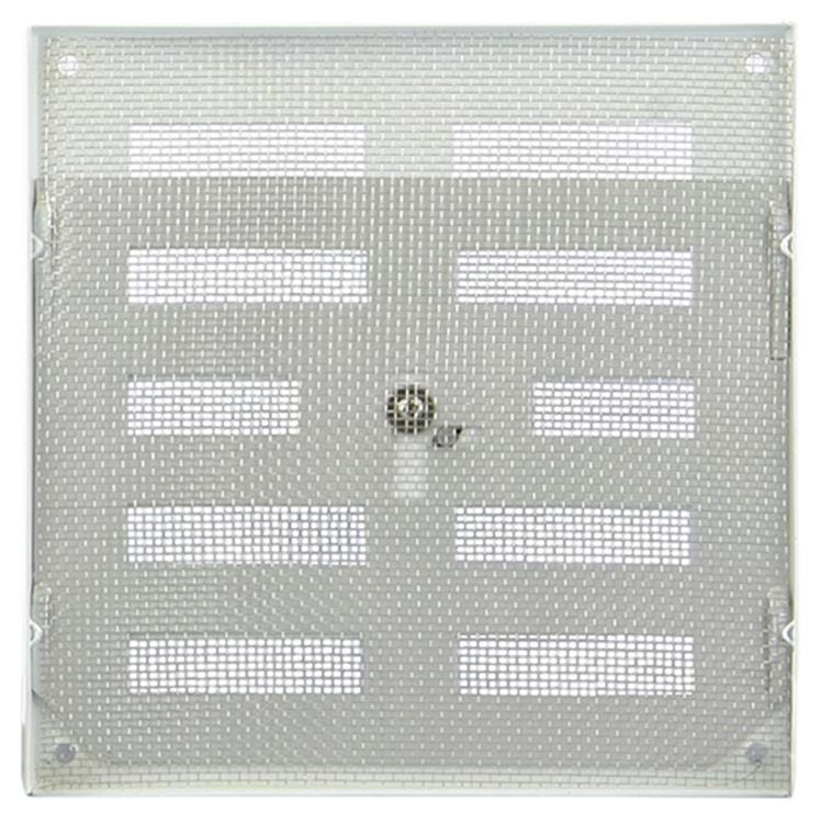 Renson 1006325 - superficie de rejilla ajustable. 4037 aluminio ral 9010 155x155mm | 2 piezas