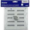 Renson 1006325 - superficie de rejilla ajustable. 4037 aluminio ral 9010 155x155mm | 2 piezas