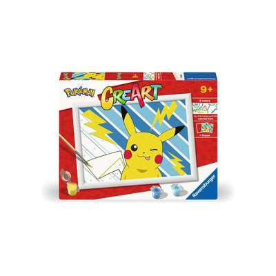 Ravensburger creart schilderen op nummer - pokémon pikachu