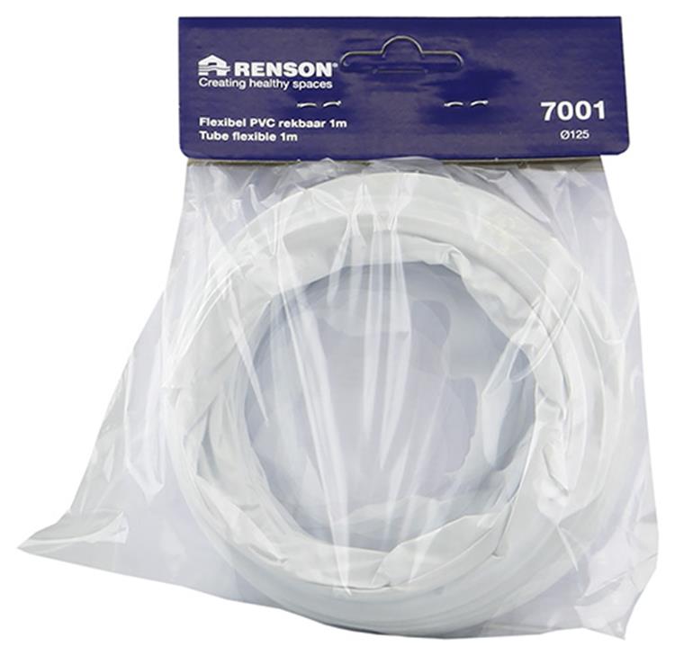 Renson 1006390 - PVC flexible 7001 blanco ø 125 1m | 3 piezas