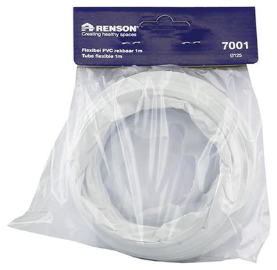 Renson 1006390 - PVC flessibile 7001 bianco ø 125 1m | 3 pezzi