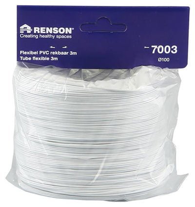 Renson 1006392 - PVC flessibile 7003 bianco ø 100 3m | 3 pezzi