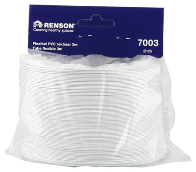 Renson 1006393 - PVC flessibile 7003 bianco ø 125 3m | 3 pezzi