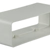 Renson 1006399 - Pieza de conexión de PVC 7008 blanco 110x55mm | 4 piezas