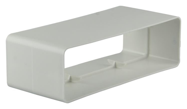 Renson 1006399 - Pieza de conexión de PVC 7008 blanco 110x55mm | 4 piezas