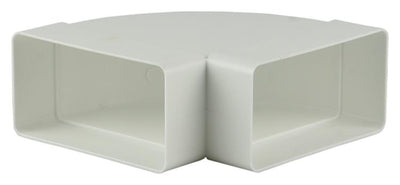 Renson 1006405 - Giunto angolare in PVC or.90° 7016 bianco 110x55mm | 3 pezzi