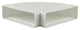 Renson 1006406 - Conexión de esquina de PVC hor.90° 7016 blanco 204x60mm | 3 piezas