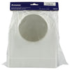 Renson 1006408 - Conexión de esquina de PVC recta redonda 90° 7017 blanco ø 125 | 3 piezas