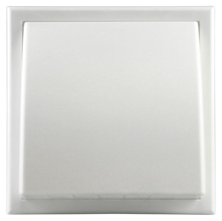 Renson 1006383 - rejilla campana extractora 1 trampilla 741 dia PVC ral 9010 ø100-130 | 2 piezas