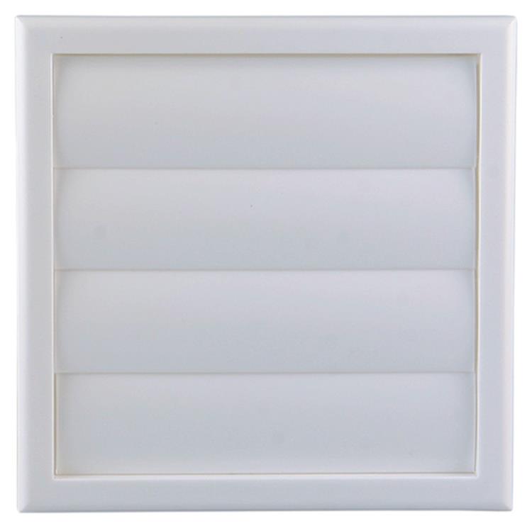 Renson 1006385 - rejilla campana extractora 4 trampillas 742 dia PVC ral 9010 ø100-130 | 2 piezas