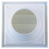 Renson 1006385 - rejilla campana extractora 4 trampillas 742 dia PVC ral 9010 ø100-130 | 2 piezas