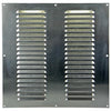 Renson 1006318 - Rejilla de lamas plana aluminio f1 400x400mm | 5 piezas