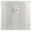Renson 1006319 - Rejilla de lamas plana aluminio ral 9010 400x400mm | 5 piezas