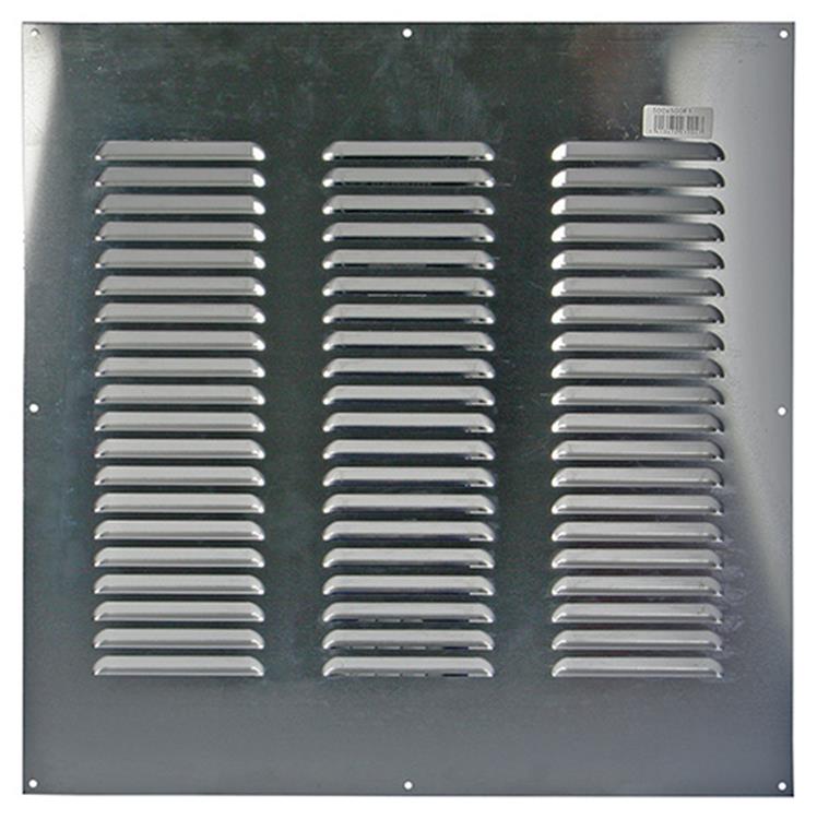 Renson 1006321 - Rejilla de lamas plana aluminio f1 500x500mm | 5 piezas
