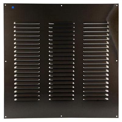 Renson 1006323 - griglia a palette piatta alluminio ral 8019 500x500mm | 5 pezzi