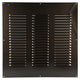 Renson 1006323 - Rejilla de lamas plana aluminio ral 8019 500x500mm | 5 piezas