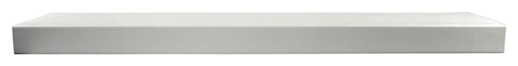 Renson 1006425 - Tubo PVC trozo 1m 7028 blanco 204x60mm | 4 piezas