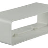 Renson 1006400 - Pieza de conexión de PVC 7008 blanco 204x60mm | 4 piezas