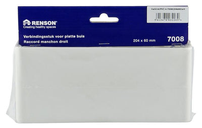 Renson 1006400 - Raccordo in PVC 7008 bianco 204x60mm | 4 pezzi