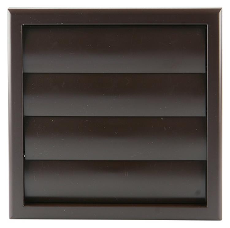 Renson 1006386 - rejilla campana extractora 4 trampillas 742 dia PVC ral 8019 ø100-130 | 2 piezas